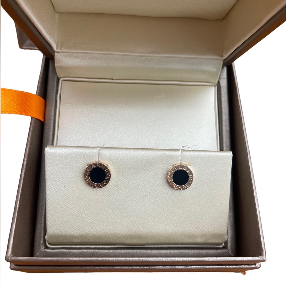 BVLGARY Black Onyx Earrings